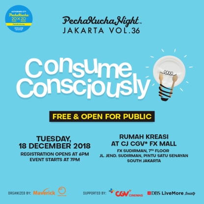 Poster PechaKucha Night Jakarta vol.36